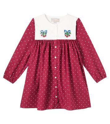 Muna polka-dot sequined cotton dress | Konges Sløjd