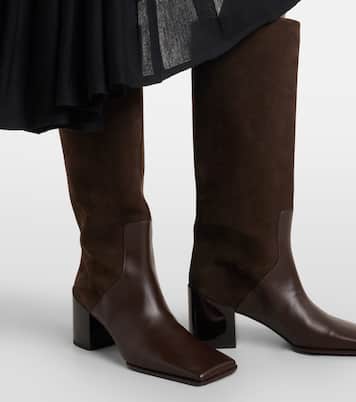Bottes 55 en cuir | Alaïa