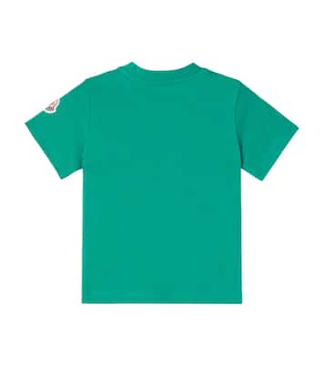 Bébé – T-shirt en coton mélangé à logo | Moncler Enfant