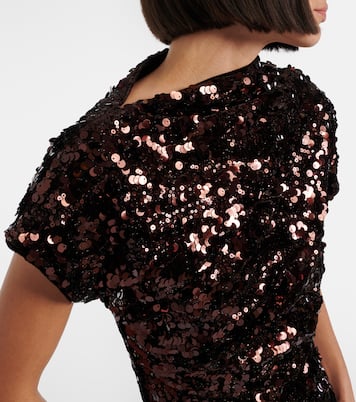 Minikleid mit Pailletten | Ganni