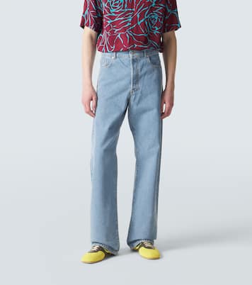 Logo straight jeans | Dries Van Noten