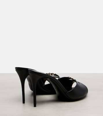 DG leather mules | Dolce&Gabbana