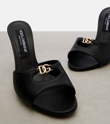 DG leather mules | Dolce&Gabbana