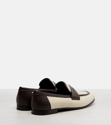 Loafers Woven mit Leder | Brunello Cucinelli