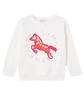Sweat-shirt en coton à logo | Stella McCartney Kids