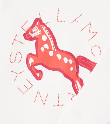 Sweat-shirt en coton à logo | Stella McCartney Kids