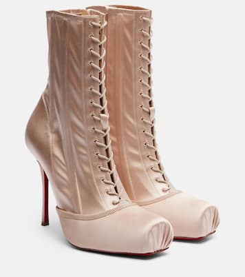 Bottines Pavlova en crêpe de satin | Christian Louboutin