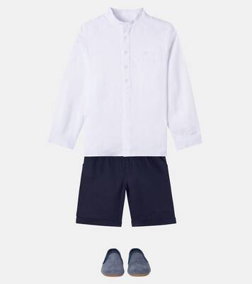 Linen shirt and shorts set | Tartine et Chocolat
