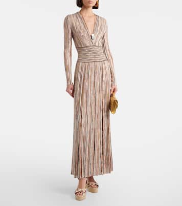 Carmen 110 lamé espadrille wedges | Missoni