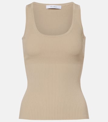 Ribbed-knit tank top | Max Mara