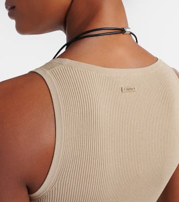Ribbed-knit tank top | Max Mara