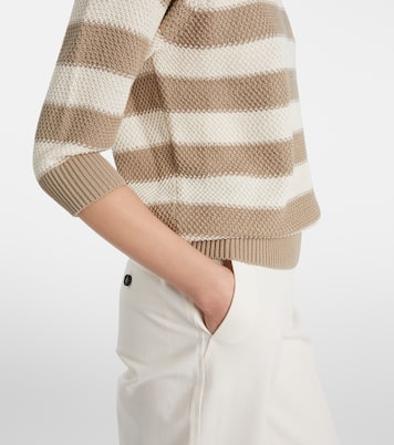 Jersey Ellisse de algodón a rayas | Max Mara