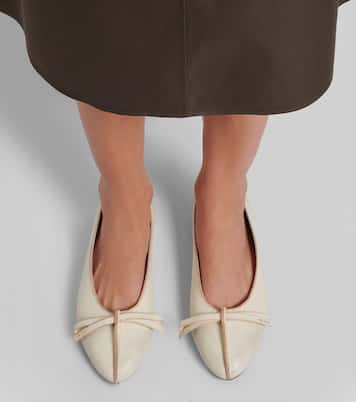 Ballerinas aus Leder | Prada