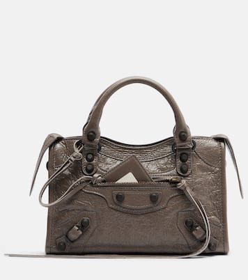 Le City Mini leather top-handle bag | Balenciaga