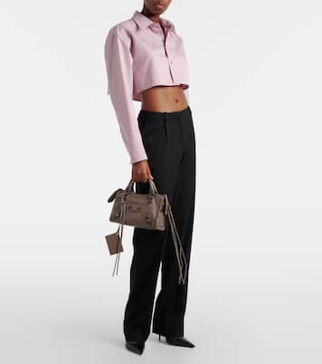 Le City Mini leather top-handle bag | Balenciaga