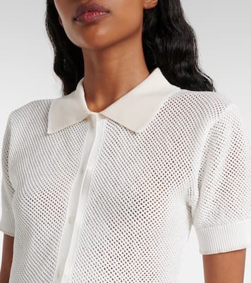 Polohemd aus Häkelstrick | Stella McCartney