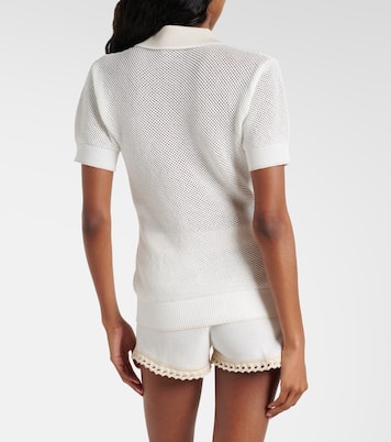 Polohemd aus Häkelstrick | Stella McCartney