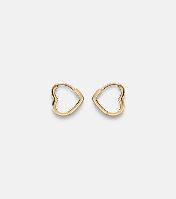 Créoles Heart en or 14 ct (585/1000) | Stone and Strand