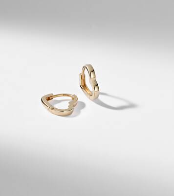 Créoles Heart en or 14 ct (585/1000) | Stone and Strand