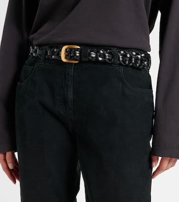 Woven leather belt | The Row