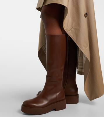 Hiro leather knee-high boots | Gianvito Rossi