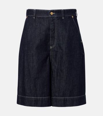 Quadro denim Bermuda shorts | 'S Max Mara