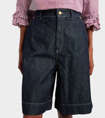 Quadro denim Bermuda shorts | 'S Max Mara