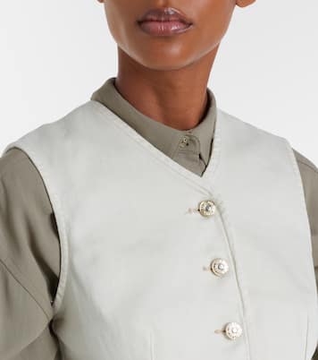 Lady denim vest | 7 For All Mankind