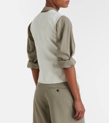 Lady denim vest | 7 For All Mankind