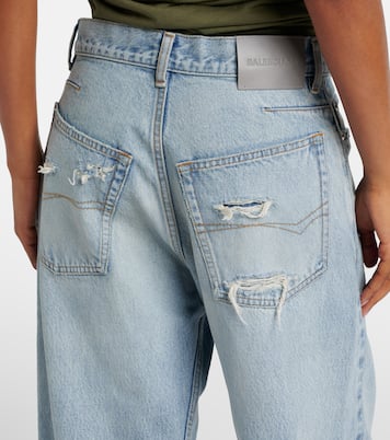 Frayed tapered jeans | Balenciaga