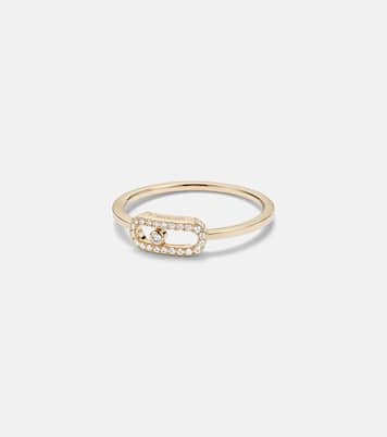 Anillo Move Uno de oro de 18 ct con diamantes | Messika