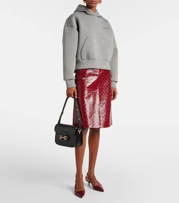 Borsa a spalla Gucci Horsebit 1955 in pelle | Gucci