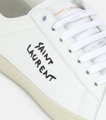 Court Classic SL/06 leather sneakers | Saint Laurent