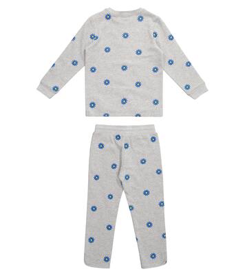 Ensemble sweat-shirt et pantalon en coton à fleurs | Stella McCartney Kids