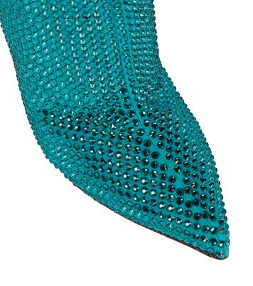 Bottes Holly en daim à cristaux | Paris Texas