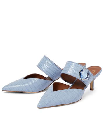 Mules Lola 45 en cuir embossé | Malone Souliers