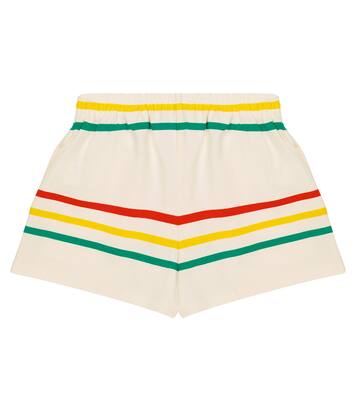 Poodle striped cotton shorts | The Animals Observatory