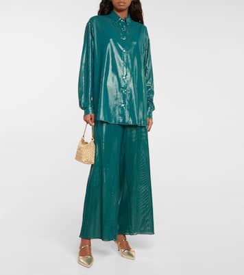 Hemd aus Lamé | Oséree