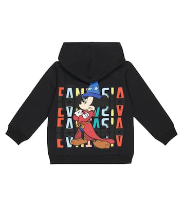 Felpa in cotone con cappuccio e logo | Stella McCartney Kids