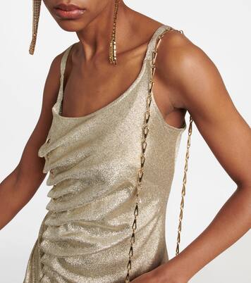 Metallic wrap dress | Rabanne