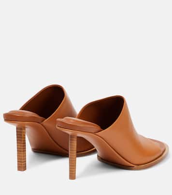 Les Mules Carrés Ronds leather mules | Jacquemus
