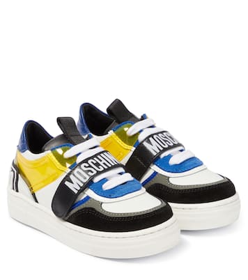 Logo paneled sneakers | Moschino Kids