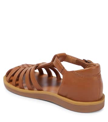 Poppy Pitti leather sandals | Pom d'Api