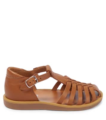 Poppy Pitti leather sandals | Pom d'Api