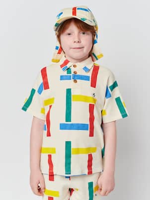Printed cotton canvas cap | Bobo Choses