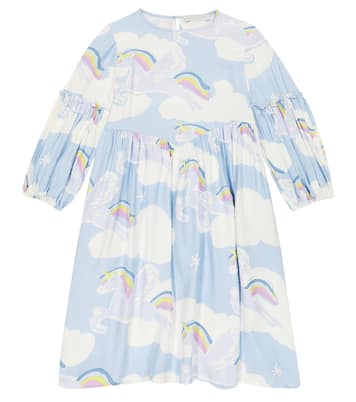 Printed smocked dress | Stella McCartney Kids