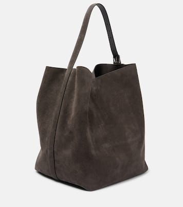 Tote Bag aus Veloursleder | Toteme