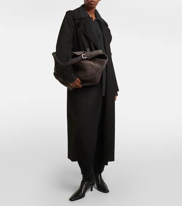 Tote Bag aus Veloursleder | Toteme