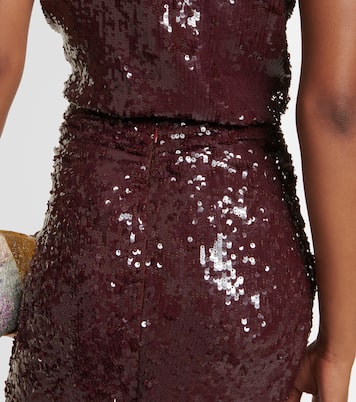 Sequined jersey maxi skirt | Dries Van Noten