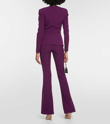 Top aus Crêpe mit Cut-outs | Safiyaa